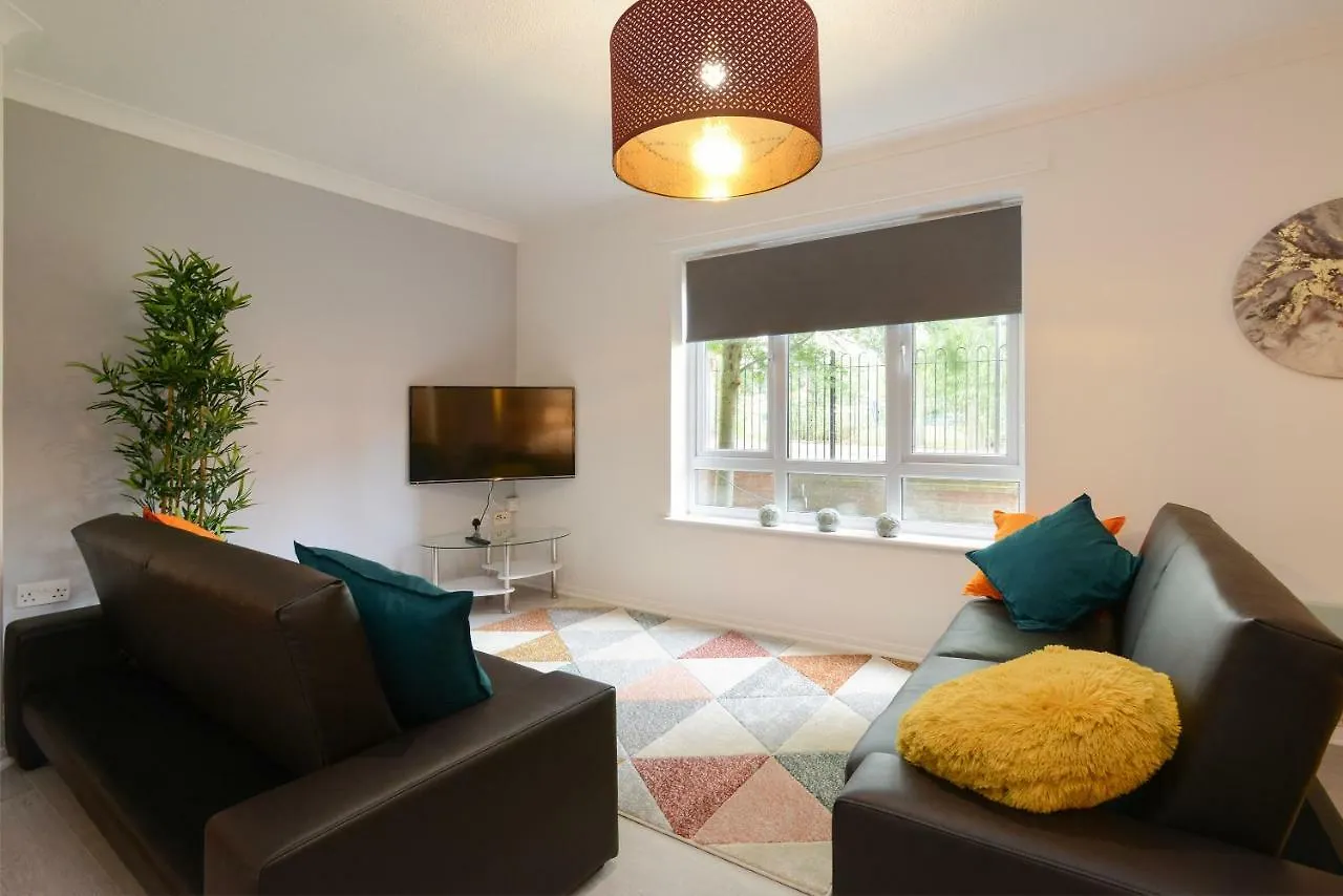 Brook Court - City Edge Stay Modern 2Bed Apartment Nottingham